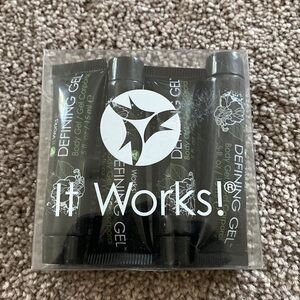It Works! Defining Body Gel Mini 0.5 oz Travel Size 4 Pack Sealed